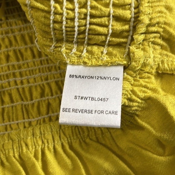 Lost + Wander yellow top size xs - Picture 6 of 8